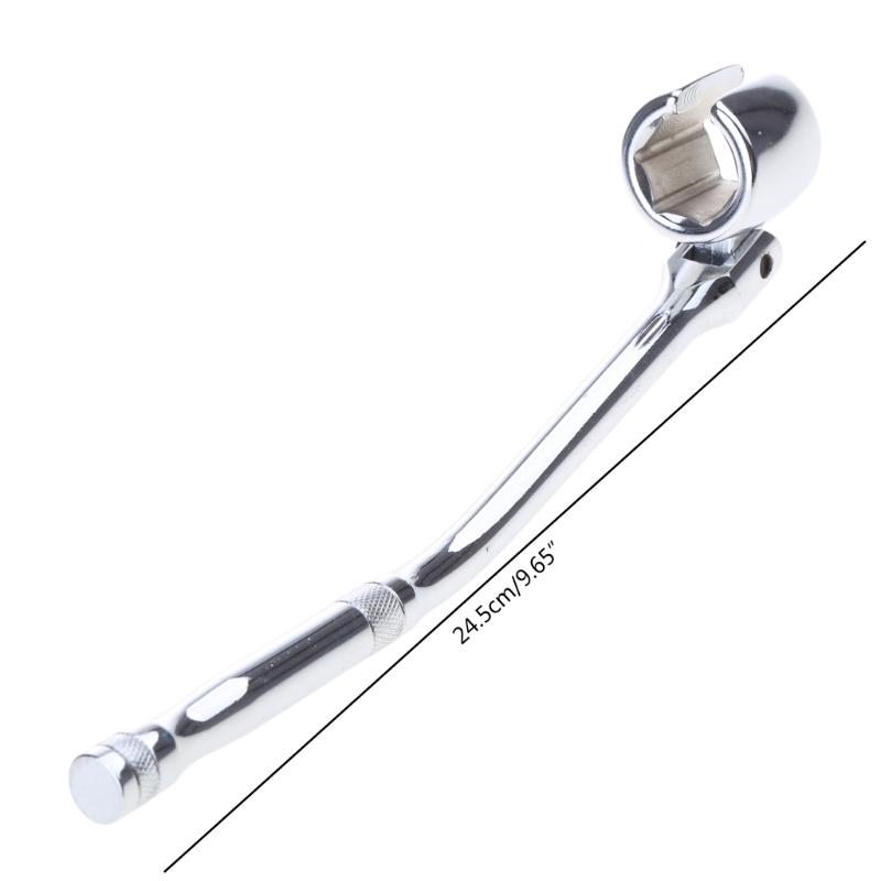 22 mm Oxygen Sensor Socket with Contour Handle 7/8 Inch Oxygen Sensor Flex for Head Wrench Removal Tool Professional Too