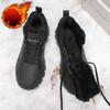 Winter Snow Boots For Men Women Keep Warm Cotton Shoes Outdoor Hiking Shoes Plush Warm High Ankle Boots Big Size 48 Man Sneakers