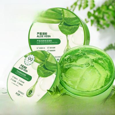 Gel Calmante de Aloe Vera 300g Hidratante Hidratante para Alívio de Queimaduras Solares Cuidados com a Pele do Rosto e Corpo