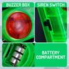 Fishing alarm with LED light, 2025 new high-sensitivity electronic fishing alarm indicator, rod bite bell sound detection