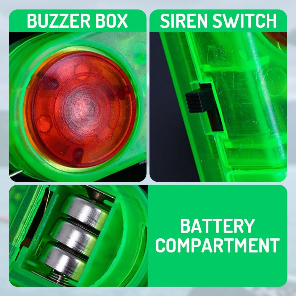 Fishing alarm with LED light, 2025 new high-sensitivity electronic fishing alarm indicator, rod bite bell sound detection