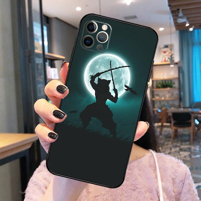 Demon Slayer Hashibira Inosuke Phone Case For iPhone 14 13 12 11 Pro Max Mini XR X XS Max 6 7 8 Plus SE 2020 Back Cover