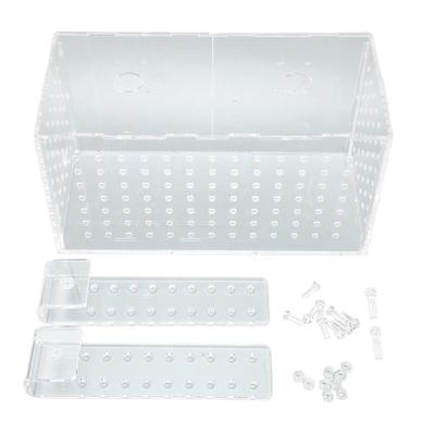 Fish Breeding Isolation Box Transparent Hook Installation Acrylic Aquarium Hatchery for Fish Tank