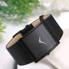 JewelryWe Watch Waterproof Popular Leather Strap Analog Bracelet Watch Business Casual Birthday Anniversary Christmas Day Present Black Men's