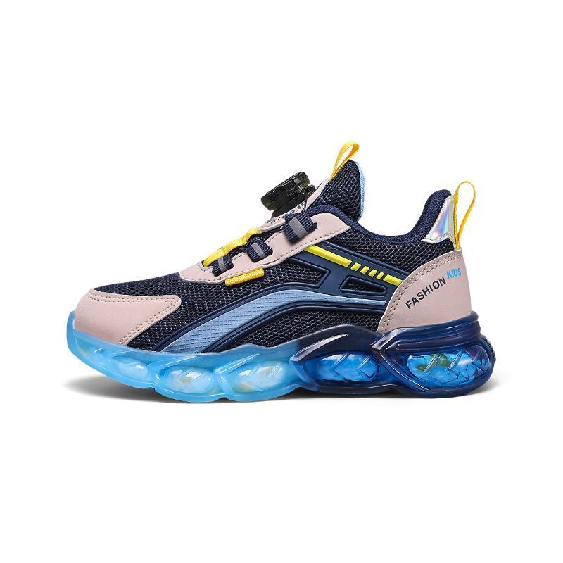 Mesh casual middle and old children's rotating buckle dad shoes boys' sports shoes girls' shoes casual trendy shoes