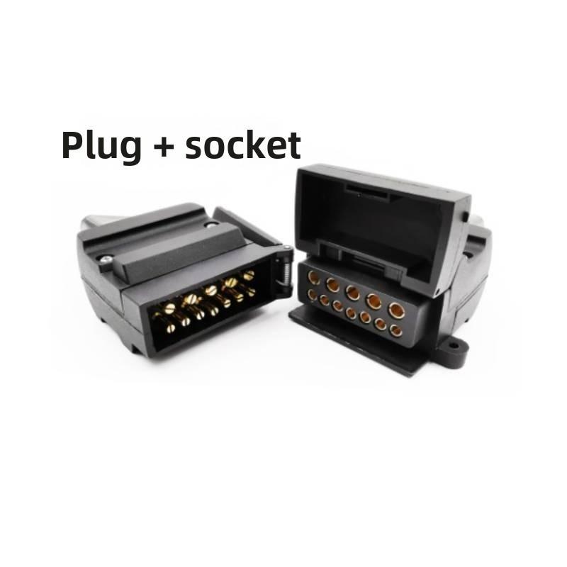 Trailer Camper Rv 12pin Connector With Durable Plastic Housing For Offroad Vehicles
