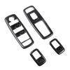 4pcs Window Switch Cover Trims Car Door Armrest Panel Handle Holder Window Lift Switch Button Cover for Dodge Durango 2014-
