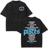 Rapper James Arthur The Pisces World Tour  Printed Tshirt Men Women Hiphop Tshirt Fan Gifts Casual Vintage Washed Tshirt