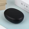 Portable Hearing Aid Hard Case Waterproof Hearing Aid Protective Storage Box Black For Outdoor Travel Hearing Aid Carrying Case