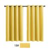 High Precision Solid Color Curtains Blackout Drapery Curtains Durable Fabric Thermal Insulated Window Treatments Modern Home Decor