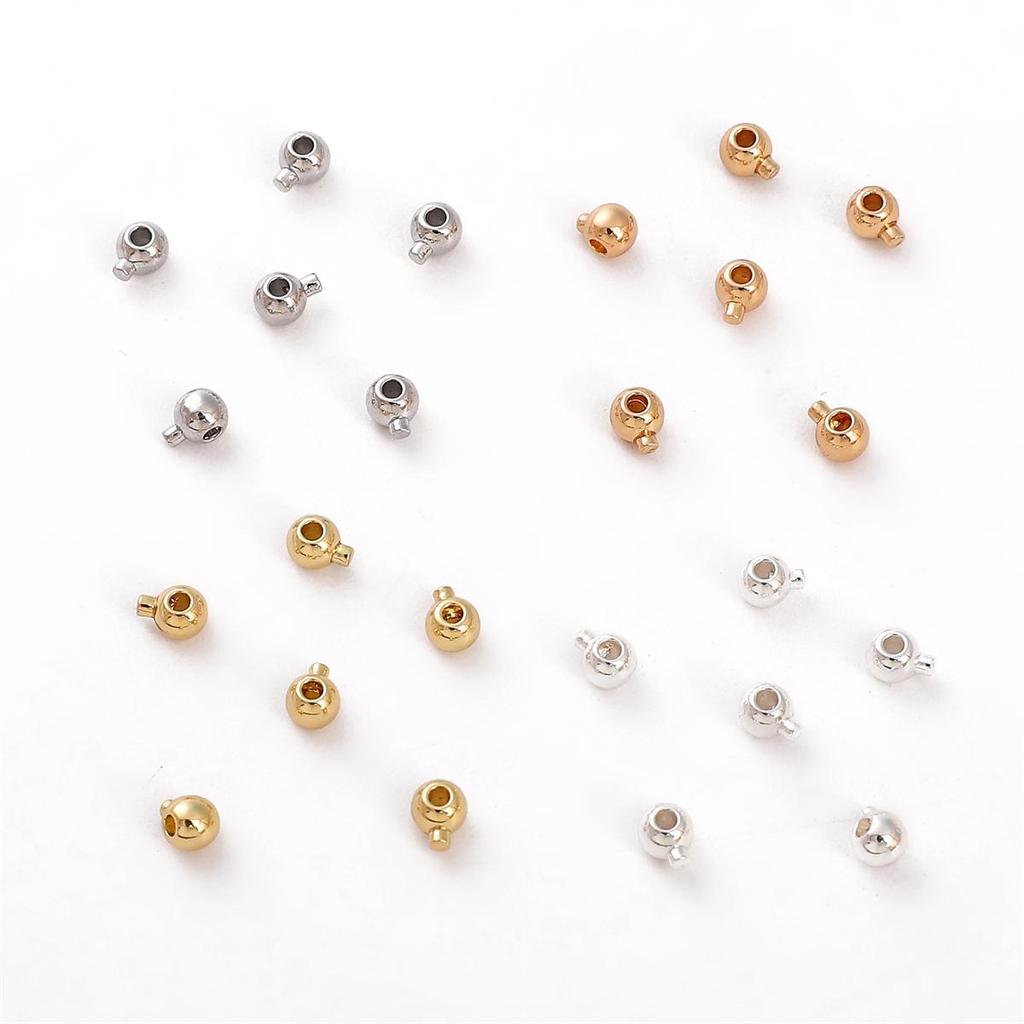 Copper Circular Positioning Fishwire Buckle for DIY Jewelry Making 1 Pc