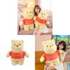 Pooh Bear Plush Toy With Soft Pp Cotton Filling For Kids And Collectors