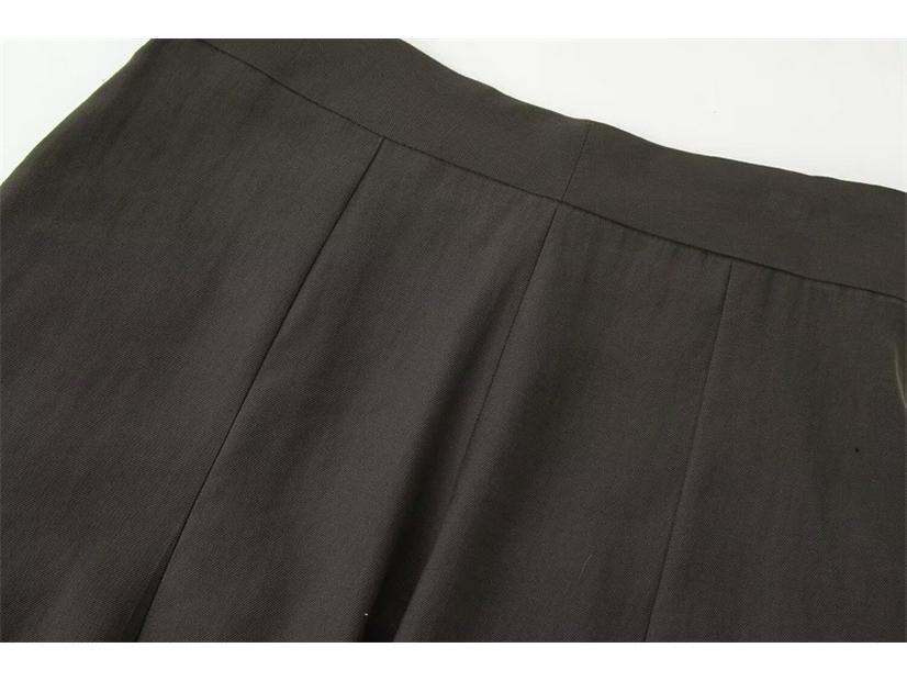 European & American Retro Style Women's Loose Wide-Leg Pants with Pleats - 2025 Collection