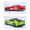 1/32 Ford Mustang Shelby GT500 Alloy Sports Car Model Diecast Metal Toy Racing Car Vehicle Model Simulation Sound and Light Kids Gift