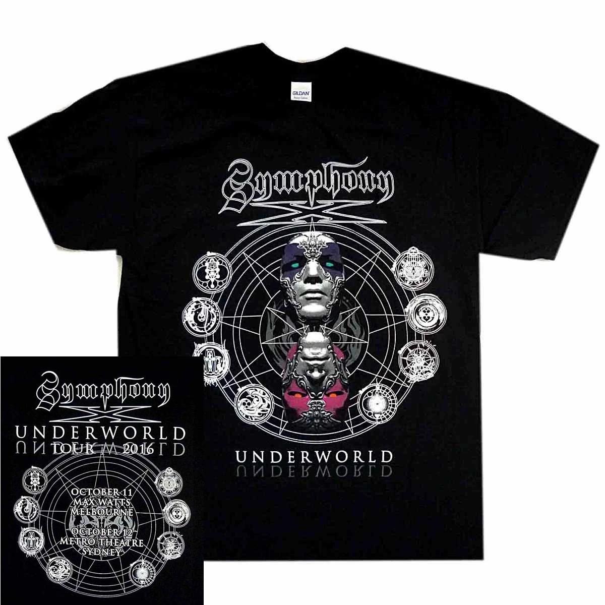 

Symphony X Underworld Aust Tour T Shirt Full Size S-5XL 5XL різнокольоровий