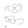 1 Pair of Chic Anti-Blue Light Glasses for Women  Large Square Frame with Sparkling Rhinestone Detail