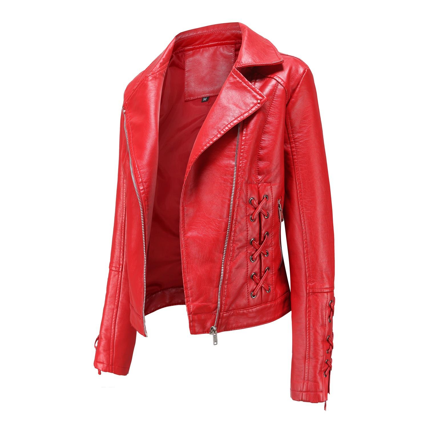 Women`s Leather Jacket 2026 Spring Autumn
