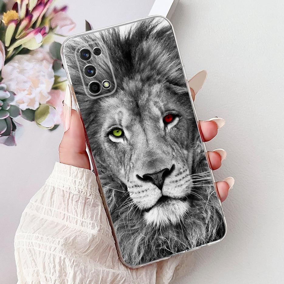 For Realme 7 Pro Case RMX2170 Cute Love Heart Painted Cover Soft Slim Phone Case For Realme 7 5G RMX2111 Realme7 Pro Fundas Bags