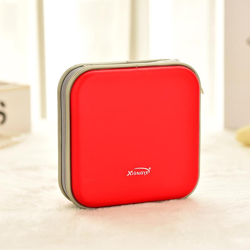 

Сумка для зберігання буклета CD та DVD з кишенями з шовкової тканини - Організатор для домашніх CD/DVD/Blu-ray дисків
