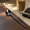 Safe Baby Feeding Utensils 304 Stainless Steel Lace Dessert Spoon, Coffee Stirring Spoon Compact Spoons for Bird Nest Jam Kids, Metal Teaspoon