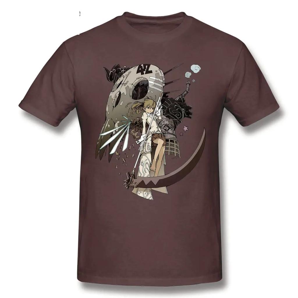 Classic Short Sleeve Casual Unisexs Oneck 100 Cotton Tshirts Fashion Graphic Tshirt Cartoon Anime Soul Eater T Shirt Tee Tops