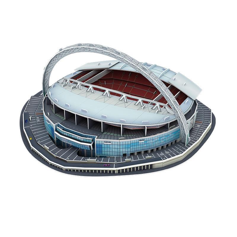 

DIY Wembley Football Stadium 3D Paper Puzzle - 3D Puzzle Model, Football Fan Ornament & Gift 34*31*15cm 81ps білий