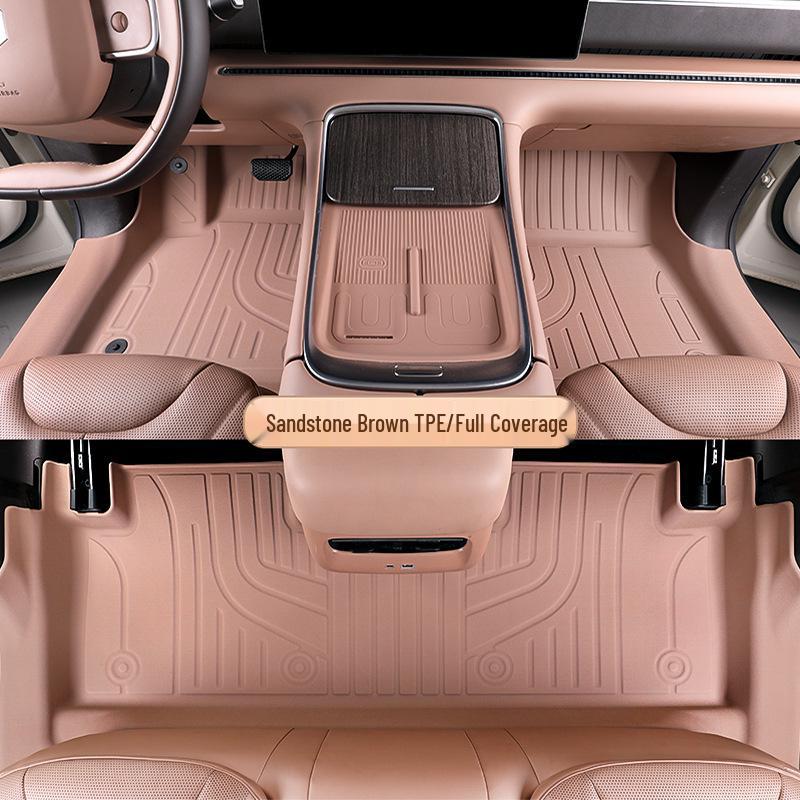 2026 Leapmotor C11 TPE Floor & Trunk Mats: Dirt-Resistant, Durable, Original Car Color.