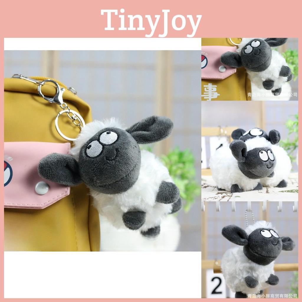 Charming Little Sheep Plush Toy Cozy Keychain Fluffy Lamb Doll For Bag Accessories