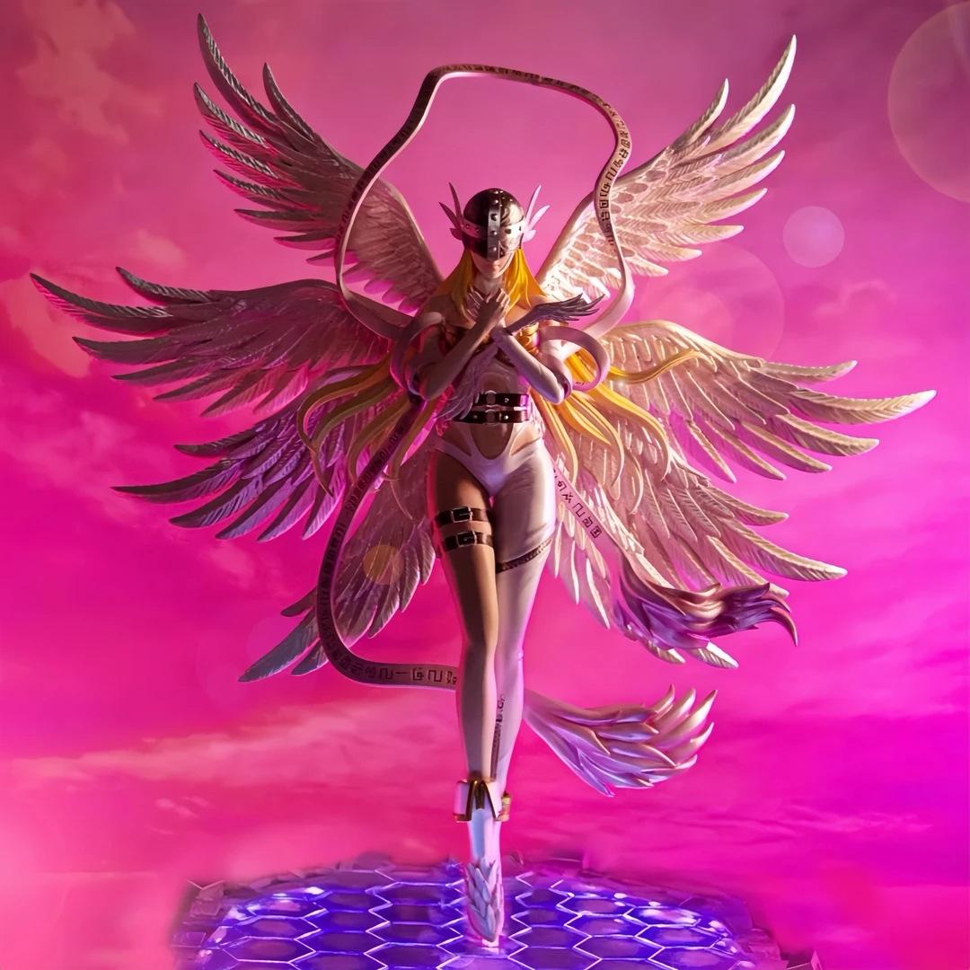 Tiannumon Digimon Figure GK Angelmon Ornament Two-dimensional Beautiful Girl Animation Figure Wholesale