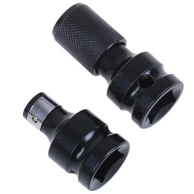 1 zestaw stalowych kluczy nasadowych z grzechotką 1/2\" kwadratowe na 1/4\" sześciokątne adaptery kluczy zestaw konwerterów napędowych narzędzia udarowe sprzedawane dobrze