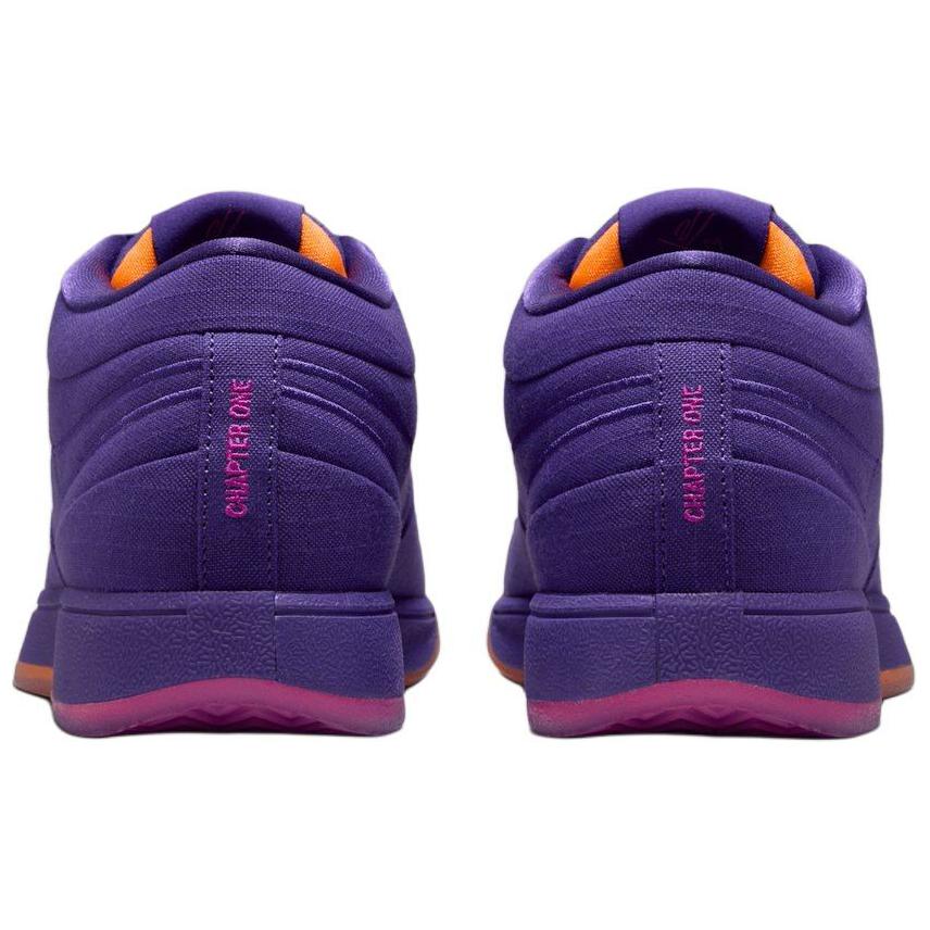 Nike Buch 1 Rutschfest Abriebfest Niedrig geschnittene Basketballschuhe Unisex Lila HJ5355-500
