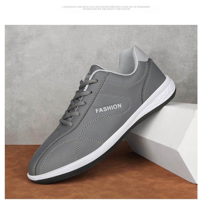 Große Leder Leichte Wasserdichte Board Schuhe, Lässige Studenten Laufschuhe, Herren- und Jugendsportschuhe