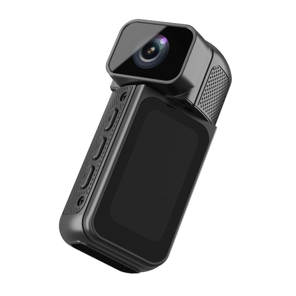 Neue S80 Großbildschirm Mini-Daumenkamera 1,47 Zoll IPS Freisprech-Tragbare Kamera 180° Dual-Objektiv 2.7K 1080P Langlebiger Akku Anti-Verlust Mp4 Mini-Kamera