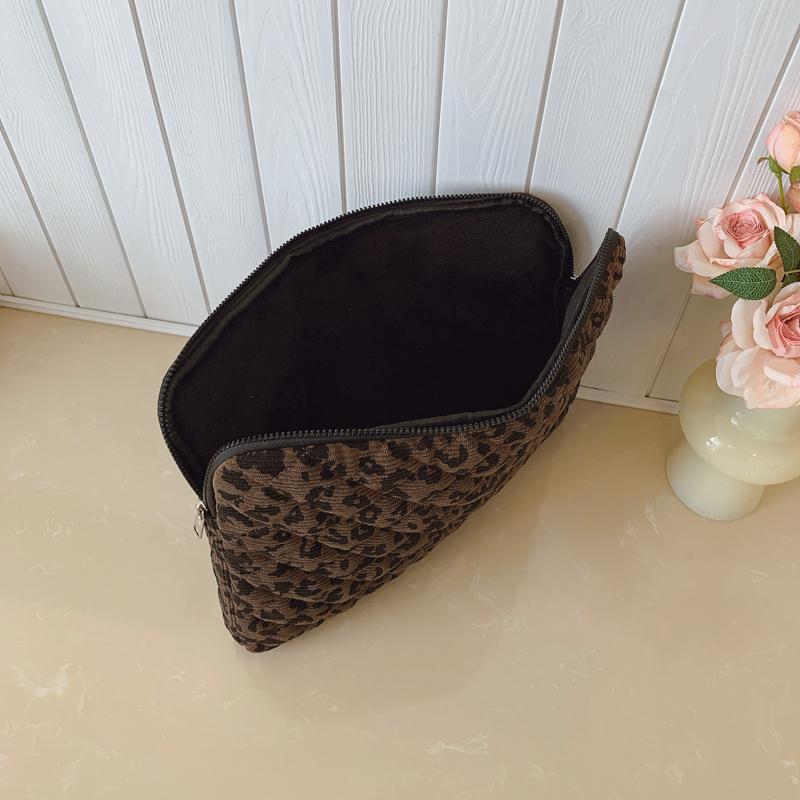 Leopard Print Portable Laptop Case Laptop Carrying Case Laptop Storage Bag for 11/13/15 Inch Laptops