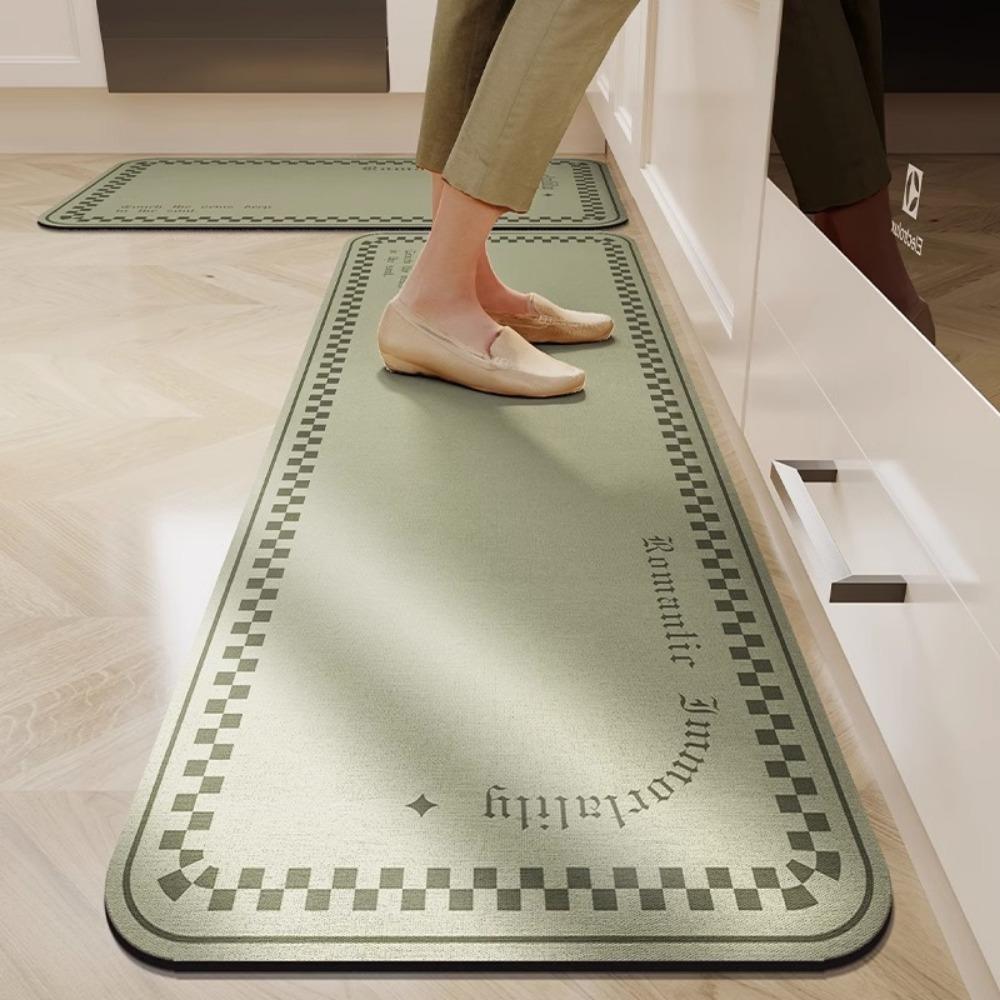 Kitchen Floor Non-slip Mat Water-absorbing Oil-absorbing Diatom Mud Floor Mat