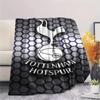 Spurs Logo Print FlAannel Blanket, High Quality Comfortable for All Seasons, Home Decor, Warmth and Comfort