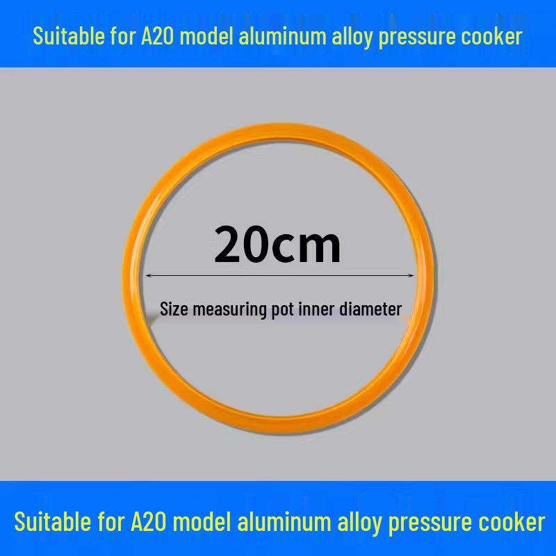 Universal Silicone Pressure Cooker Gasket, Old-fashioned Seal, 20/22/24/26cm Sizes.