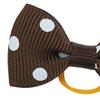 Dog Small Hair Bowknot with Rubber Bands Handmade Hair Dot Bow Pet Grooming Accessories for Party Christmas Birthday