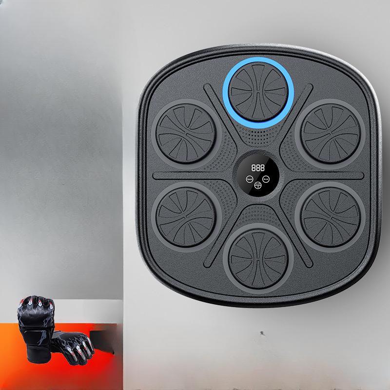 Cross-border Bluetooth Boxing Target Home Fitness Lighting Music Boxing Trainer Children Boxing Machine Boxing Wall Target