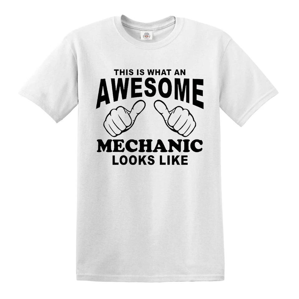 Awesome Mechanic T Shirt Mens Gift Funny Mechanics Present Tee Top 4 3XL