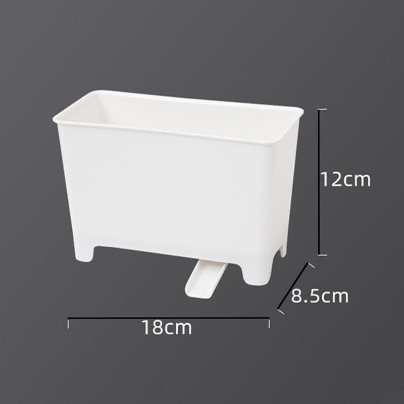 Kitchen Waste Bin with Filter for Food Residue and Soup, Sink-side Recycling Bin
