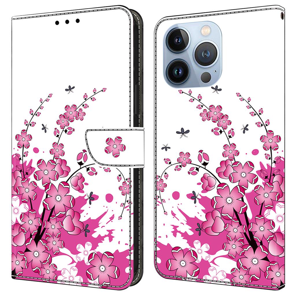 For iPhone 16 Pro Max Case PU Leather Wallet Flip Cover with Standing Function