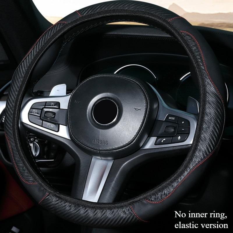 Universal Car Steering Wheel Cover No Inner Ring All-Season Interior Decoration Handle Cover for Vehicle Accessories