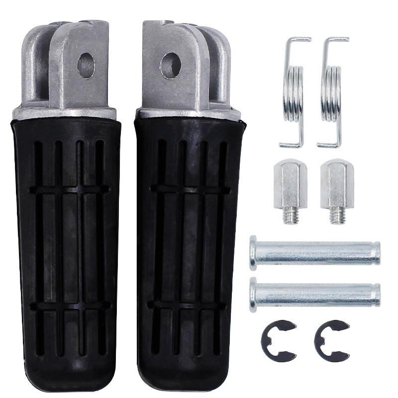 Motorcycle Footrest Front Foot Pegs Rests Pedals For YAMAHA BT1100 Fazer 700 FJ1200 FJR1300 ABS FZ1 FZ6 FZ6R FZR600 Motorbike 1 Set