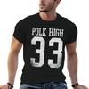 Λύκειο Polk 33 (Al Bundy) Μπλουζάκι Unisex Μπλουζάκι Γραφικό Unisex Μπλουζάκι Βαμβάκι 100% Μπλουζάκι
