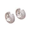 High-End Luxury Copper Zirconia Ear Cuff Hoop Earrings for Women