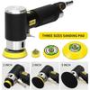 Random Orbital Air Sander 1"/2"/3" Mini Pneumatic Grinding Machine for Car Polishing High Speed Air Powered Sanding Polisher