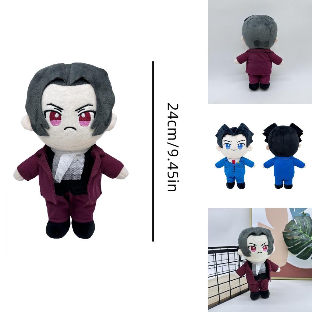 Ace Attorney Peluş Yumuşak Ve Sarılabilir Anime Hayranları İçin Mükemmel 24cm