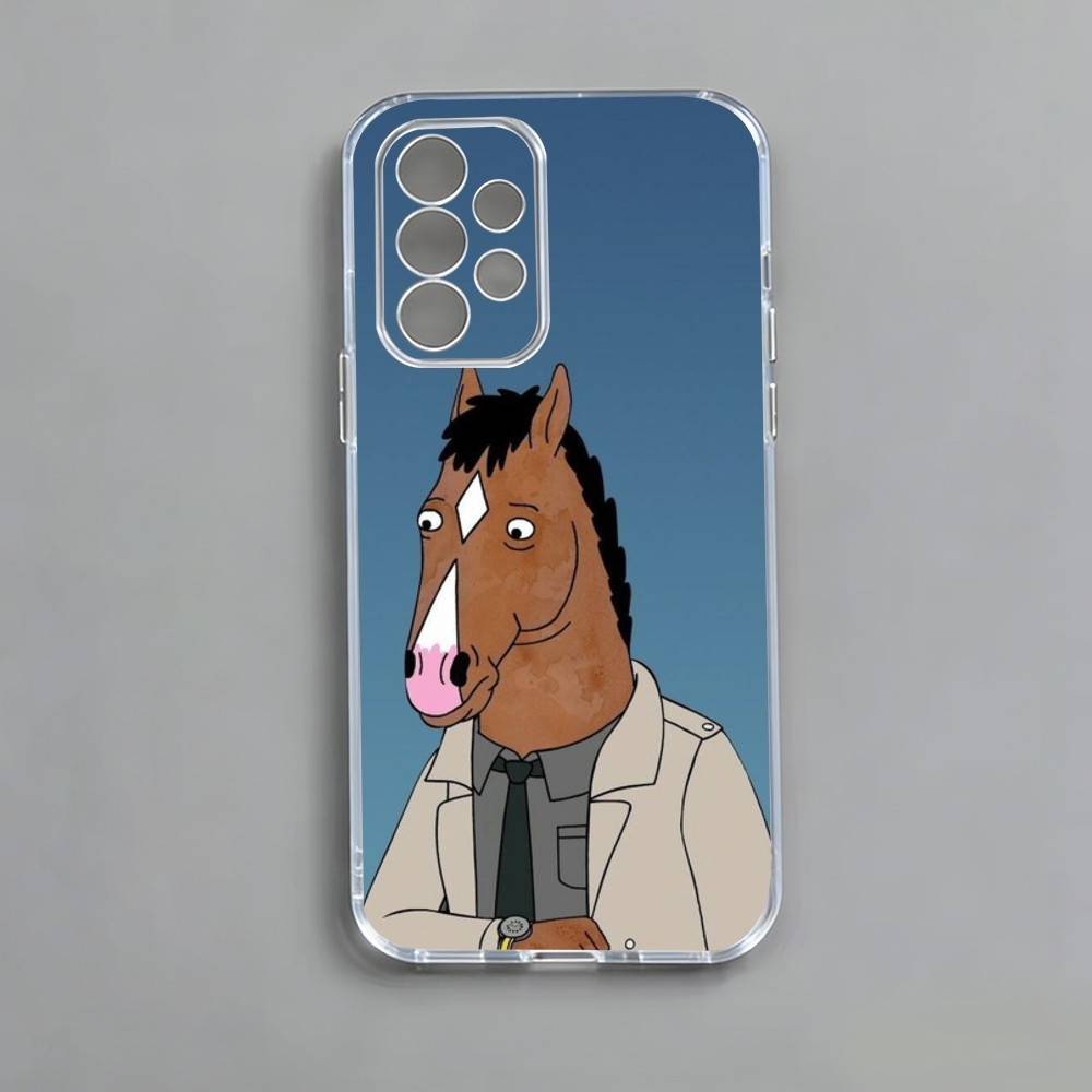 B-Bo-Jack-Horse-man   Phone Case For Samsung S25,S24,S21,S22,S23,S30,Ultra,S20,Plus,Fe,Note,10,9,5G Transparent Cover