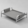 Elevated Dog Bed with Steel Frame Easy to Assemble for Indoor Home Use